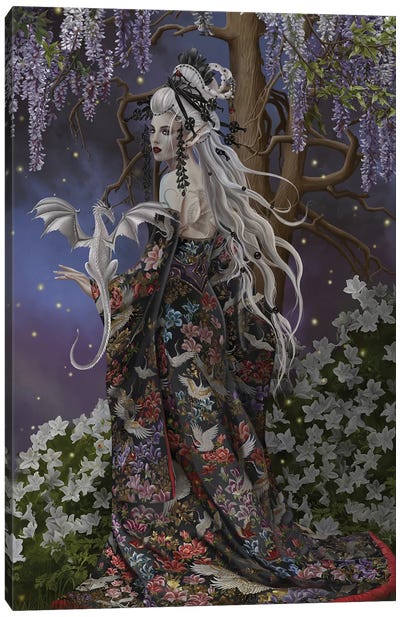 Queen Of Havok - Kimono Canvas Art Print - Nene Thomas