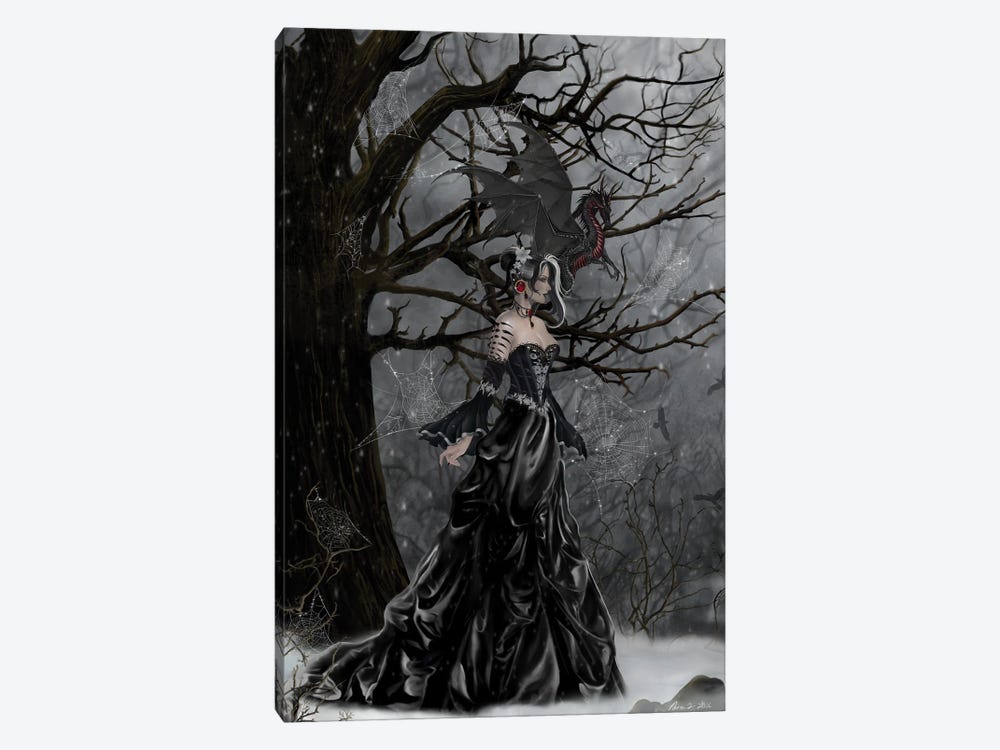 Queen Of Shadows by Nene Thomas 1-piece Canvas Wall Art