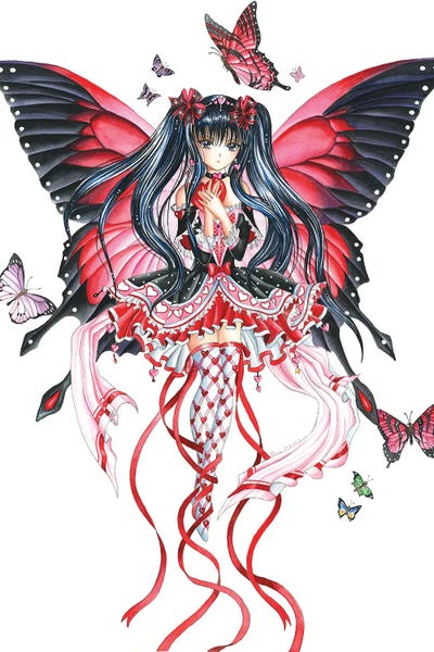 Red Hearts by Nene Thomas canvas print