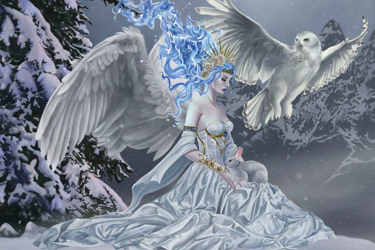 Spirit Of Winter by Nene Thomas wall art