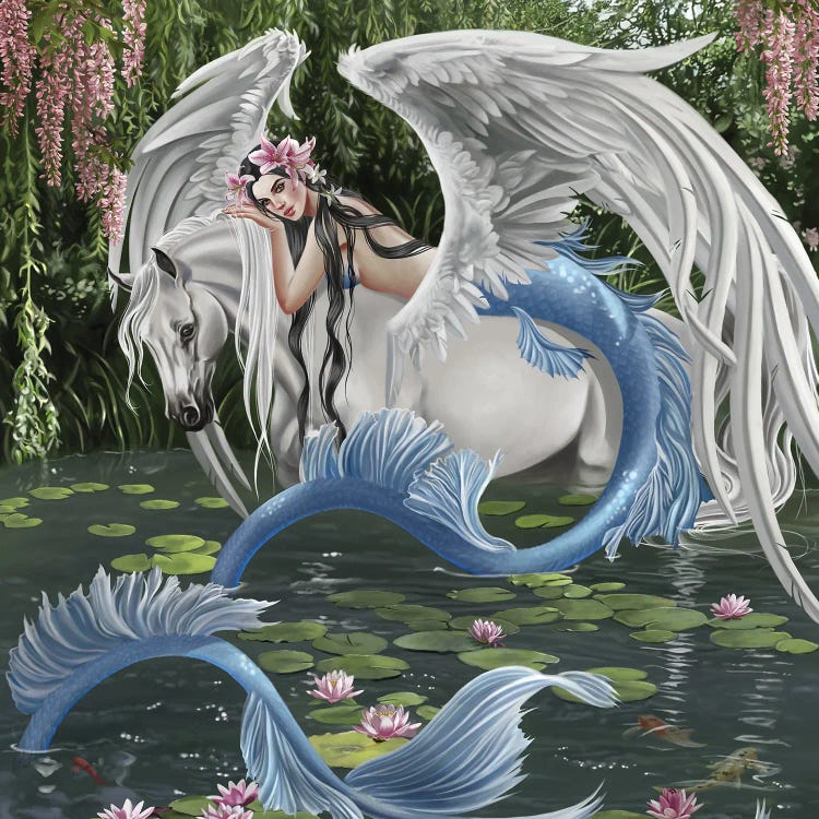 Still Waters by Nene Thomas wall art