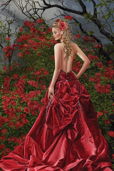 Taisin Red by Nene Thomas canvas print