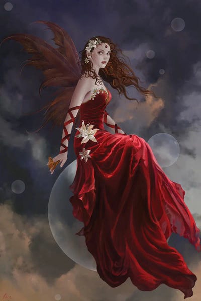 Illustrations: Crimson Lily by Nene Thomas