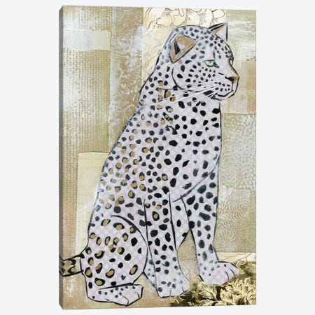 Leopard Beauty Canvas Print #NNM10} by Jenny McGee Canvas Art Print