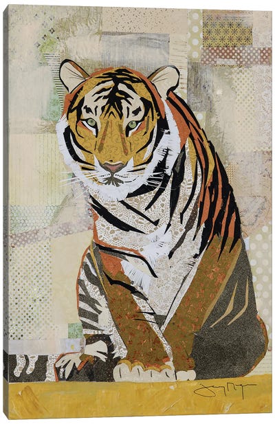 Tiger Perseverance Canvas Art Print