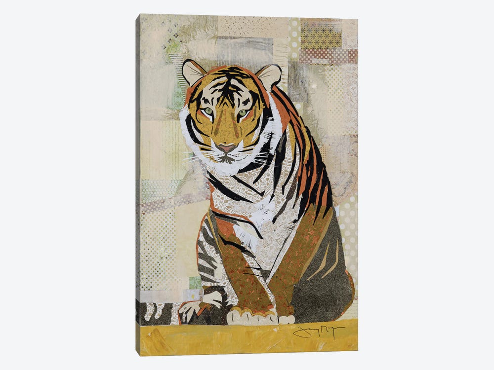 Tiger Perseverance by Jenny McGee 1-piece Canvas Print