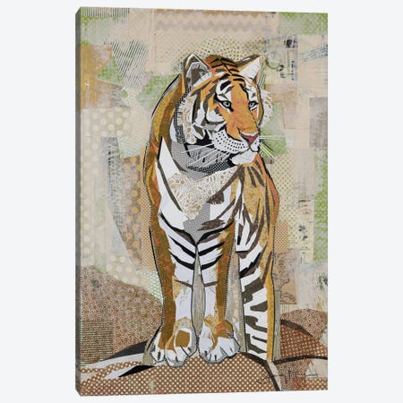 Tiger Strength Canvas Print #NNM20} by Jenny McGee Canvas Art