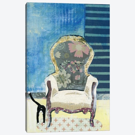 Comfy Chair Canvas Print #NNM4} by Jenny McGee Canvas Wall Art