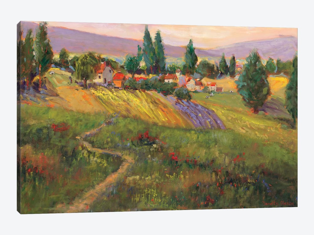 Vineyard Tapestry III by Nanette Oleson 1-piece Canvas Wall Art