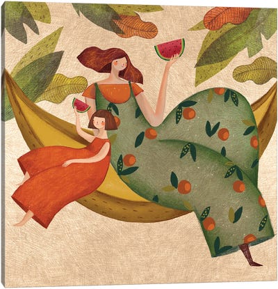 Dora Canvas Art Print - Melon Art