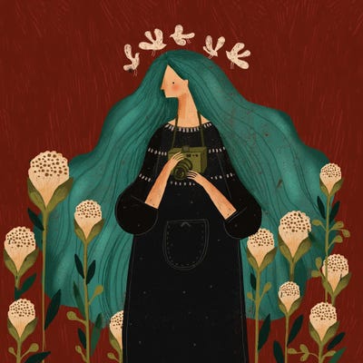 Embracing Independence by Nasim Norouzi framed wall art