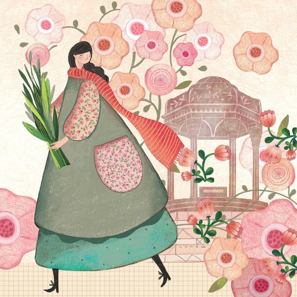 Floral Portraits: Hafez by Nasim Norouzi