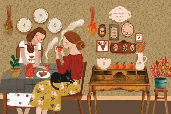 Cozy Cottage: Sisters In Solidarity by Nasim Norouzi