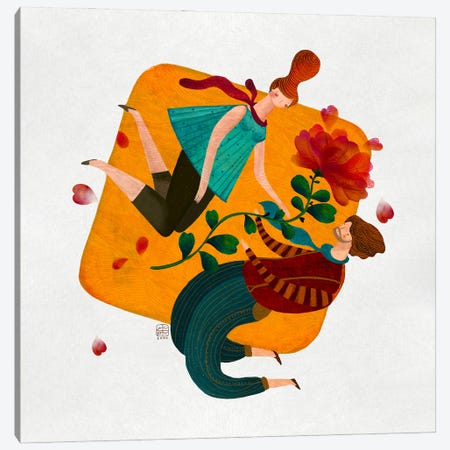 The Dance Of Love Canvas Print #NNZ40} by Nasim Norouzi Canvas Art Print