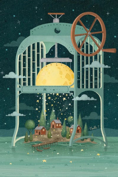 Islands: Falling Stars II by Noelle. T