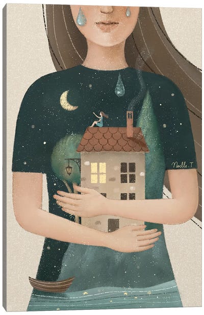 I Am With You Canvas Art Print - Noelle. T