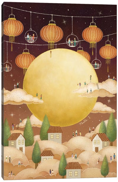 Mid-Autumn Festival Canvas Art Print - Noelle. T