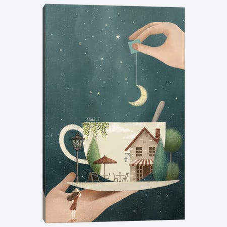 A Cup Of Dream Canvas Print #NOE1} by Noelle. T Canvas Wall Art