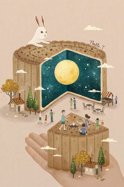 Miniature Worlds: Mooncake Festival by Noelle. T