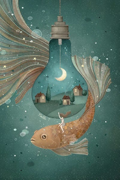 Fairytale Scenes: Moonlight Traveler by Noelle. T