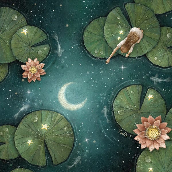 Fairytale Scenes: The Lotus Moonlight by Noelle. T
