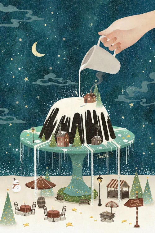 White Christmas Dream by Noelle. T wall art