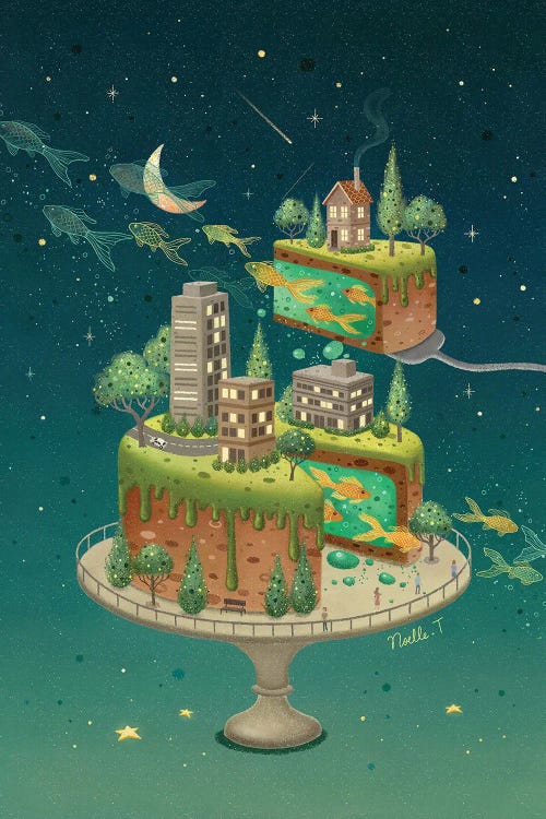 Slice Of Dream by Noelle. T wall art