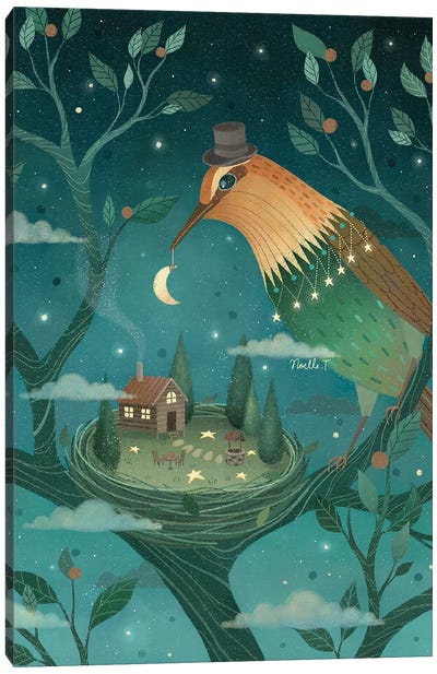 A Nest Of Dreams Canvas Art Print - Fairytale Scenes