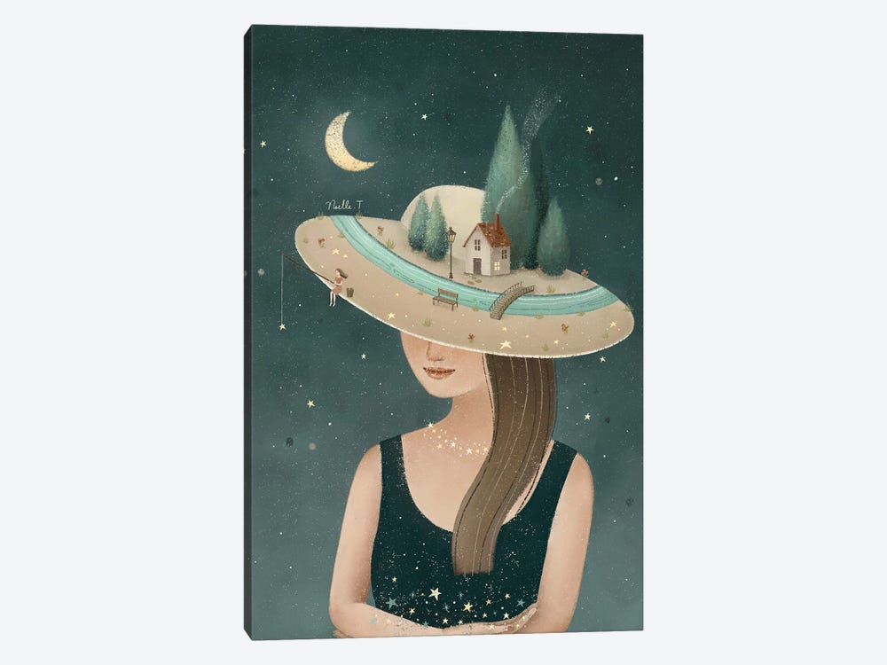 Alone In The Moonlight by Noelle. T 1-piece Art Print