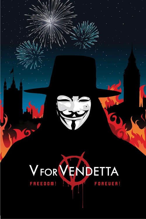 V For Vendetta Movie Art