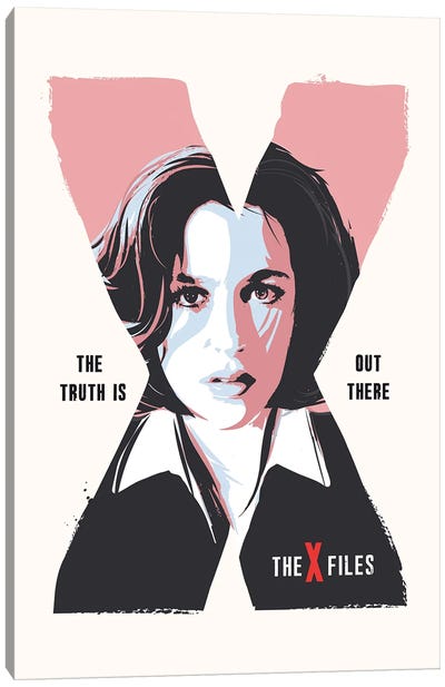Dana Scully X Files Art Canvas Art Print - The X Files