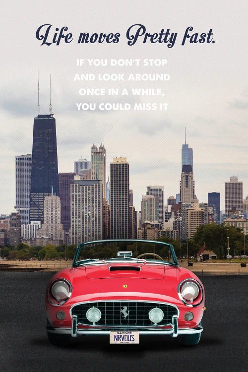 Ferris Bueller's Day Off Travel Movie Art