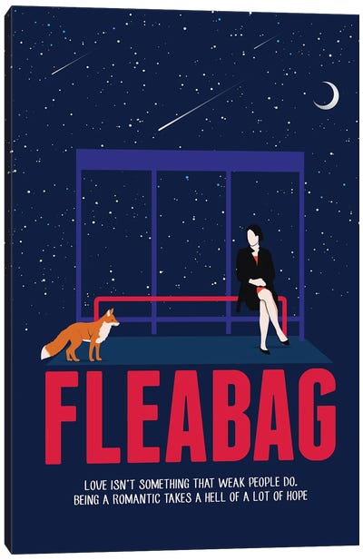 Fleabag Art Canvas Art Print - 2Toastdesign