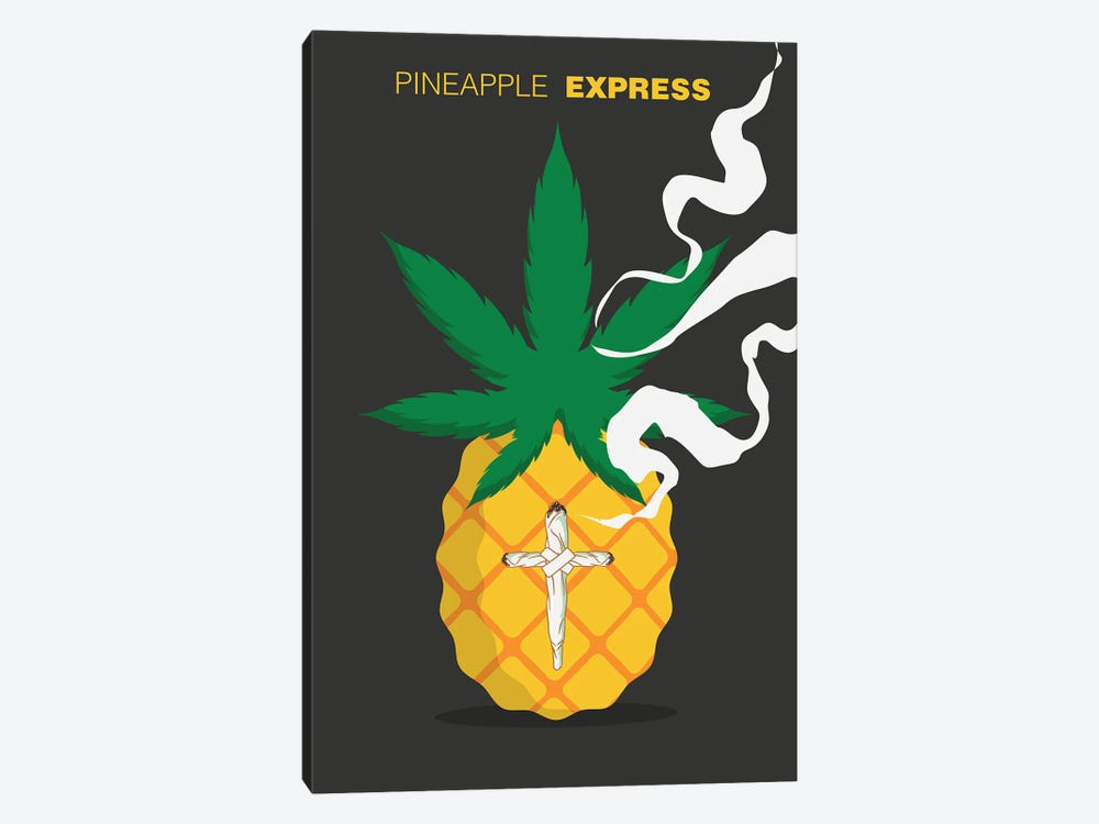 Pineapple Express Movie Art by 2Toastdesign 1-piece Canvas Artwork