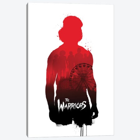 The Warriors Movie Art Canvas Print #NOJ129} by 2Toastdesign Art Print