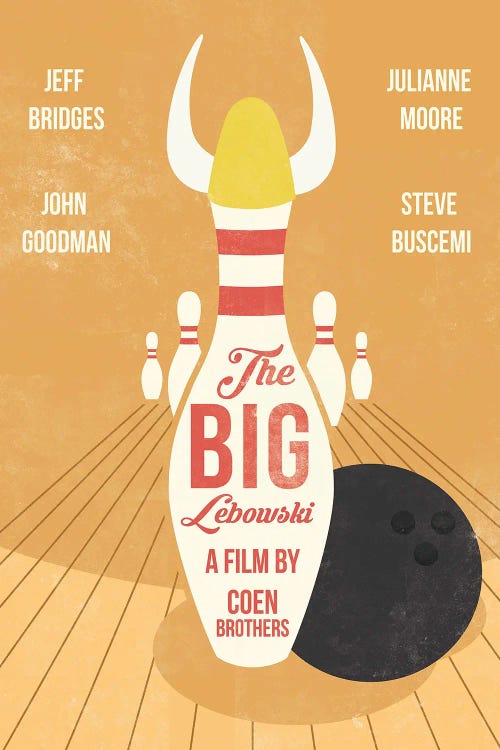 The Big Lebowski Movie Art