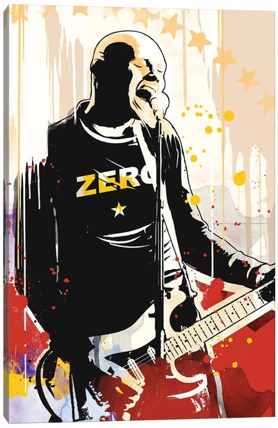 Billy Corgan Pop Art Canvas Art Print - 2Toastdesign