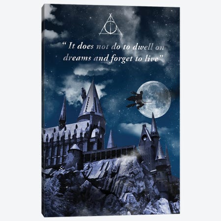 Harry Potter Travel Movie Art Canvas Print #NOJ143} by 2Toastdesign Art Print