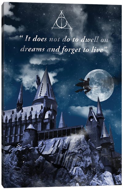 Harry Potter Travel Movie Art Canvas Art Print - Castle & Palace Art