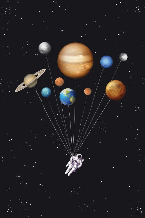 Space Traveller by 2Toastdesign wall art