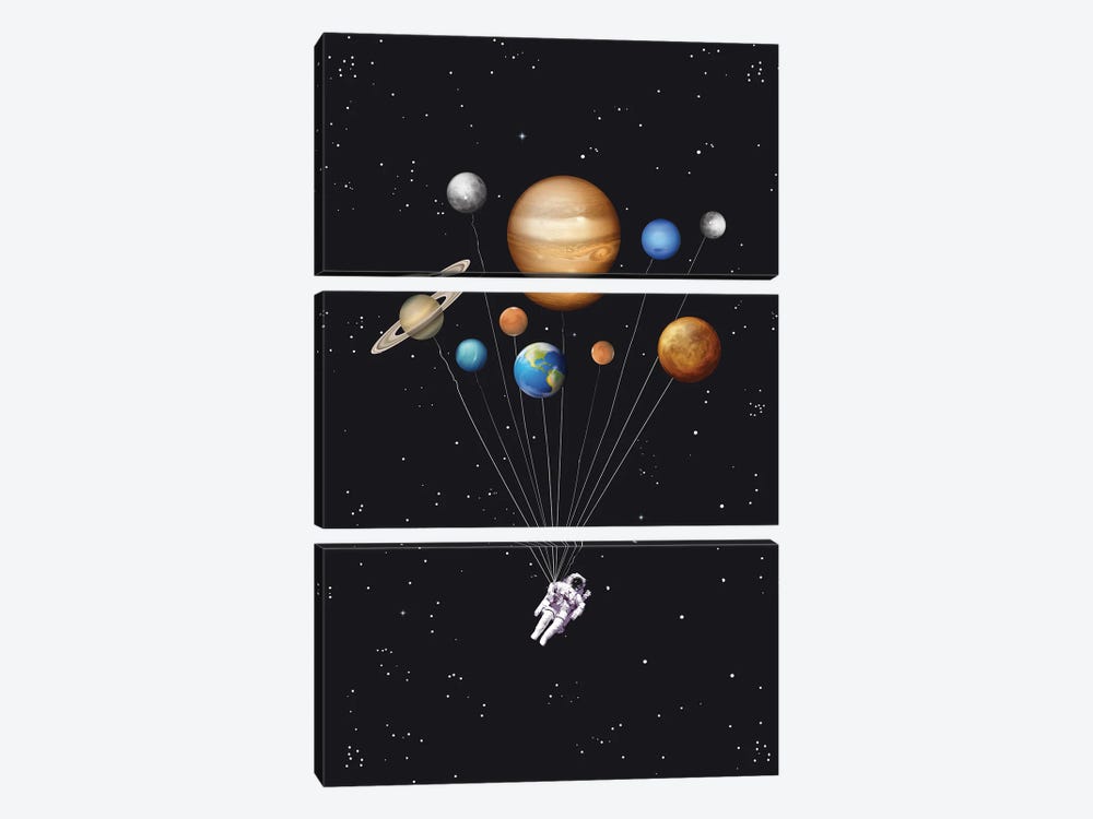 Space Traveller by 2Toastdesign 3-piece Canvas Artwork