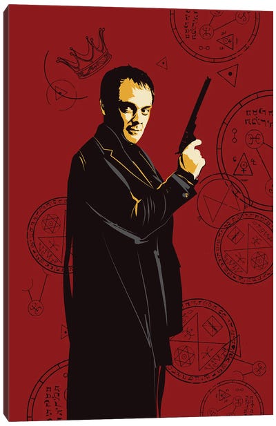 Supernatural Crowley Canvas Art Print - Sci-Fi & Fantasy TV Show Art