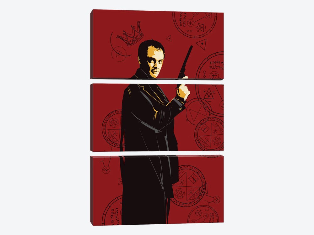Supernatural Crowley by 2Toastdesign 3-piece Canvas Wall Art