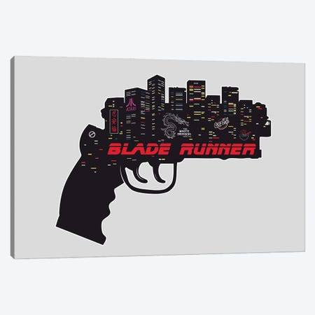 Blade Runner Movie Art Canvas Print #NOJ14} by 2Toastdesign Canvas Artwork