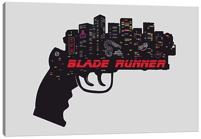 Blade Runner Movie Art Canvas Art Print - Blade Runner