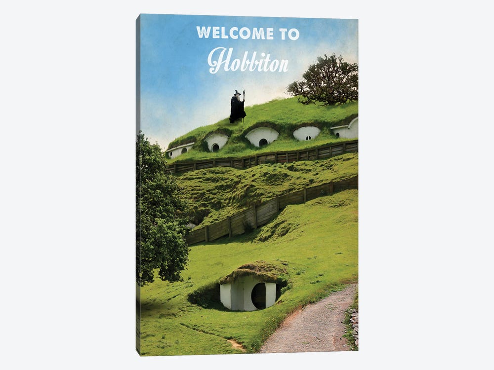 Welcome To Hobbiton Art by 2Toastdesign 1-piece Canvas Wall Art