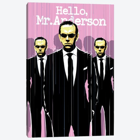 Hello Mr Anderson Canvas Print #NOJ168} by 2Toastdesign Canvas Print