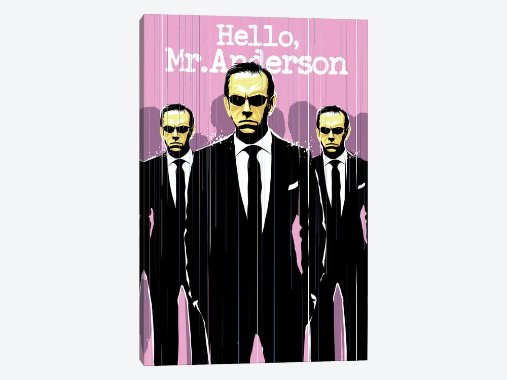 Hello Mr Anderson by 2Toastdesign 1-piece Canvas Print