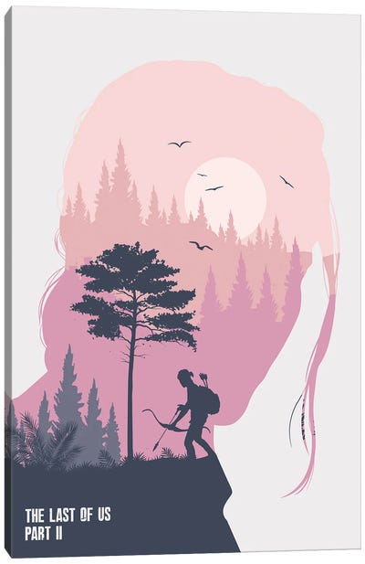 Ellie Last Of Us Canvas Art Print - Limited Edition Video Game Art