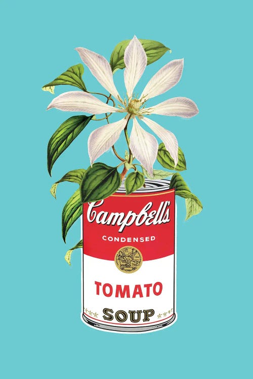 Floral Campbells by 2Toastdesign wall art